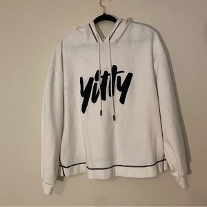Yitty Fabletics Major Label EP Pullover Hoodie | Women’s | Ivory | Size 1X